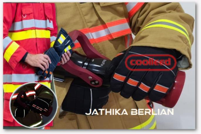 Sarung Tangan Pemadam Kebakaran Kulit