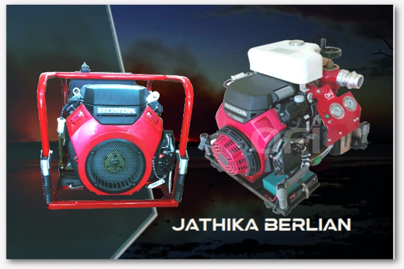 Pompa Pemadam dengan Honda GX690